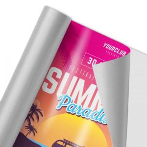 Adesivo vinil Vinil Branco Personalizado 4x0 frente colorido e verso sem impressão Impressão a laser Corte reto 